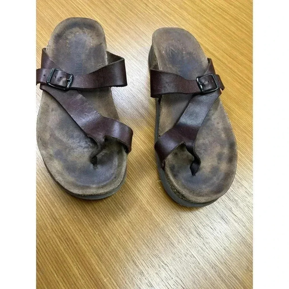 Mephisto Helen Desert Tan Grain Comfort Sandal Womens Size EUR 42 US 11 - Picture 5 of 11